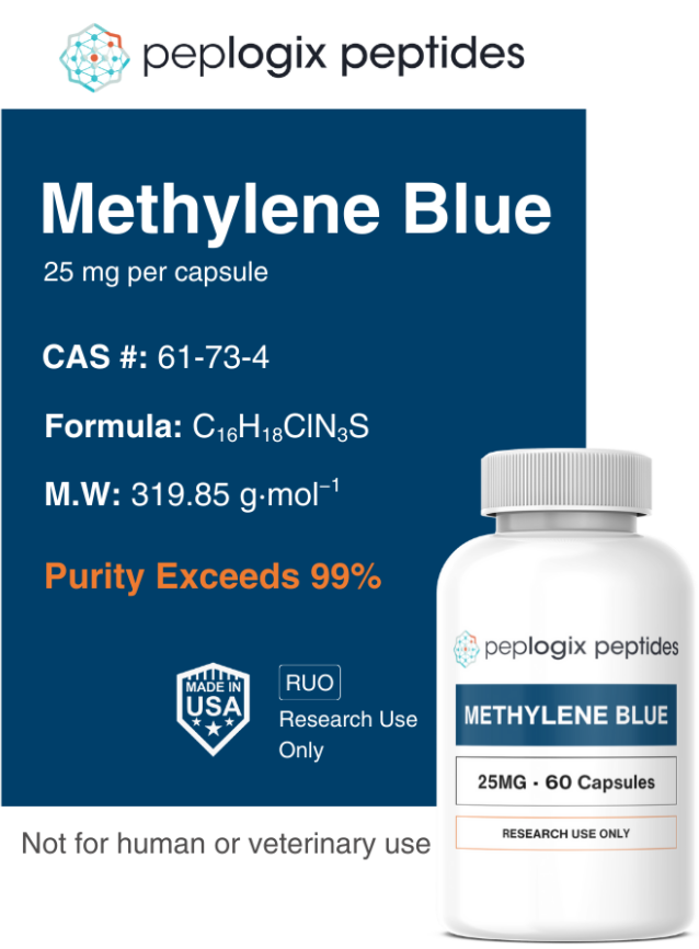 Methylene Blue Capsules – 25mg