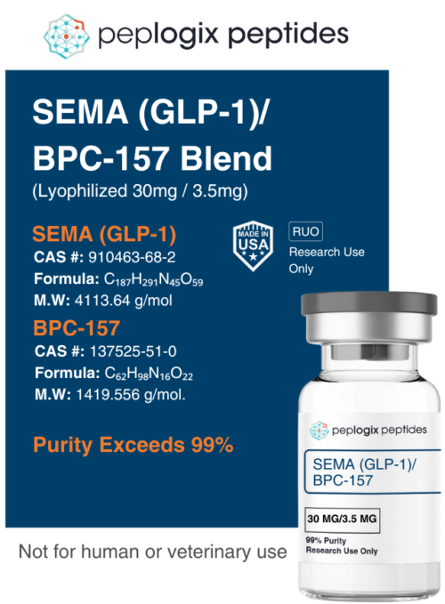 Sema (GLP-1) / BPC-157 – 30mg / 3.5mg