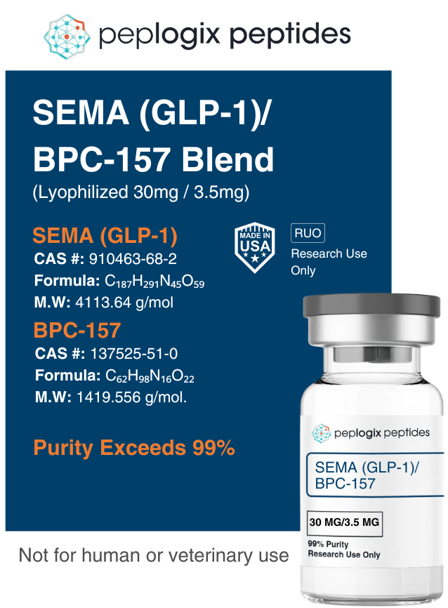 Sema (GLP-1) / BPC-157 – 30mg / 3.5mg