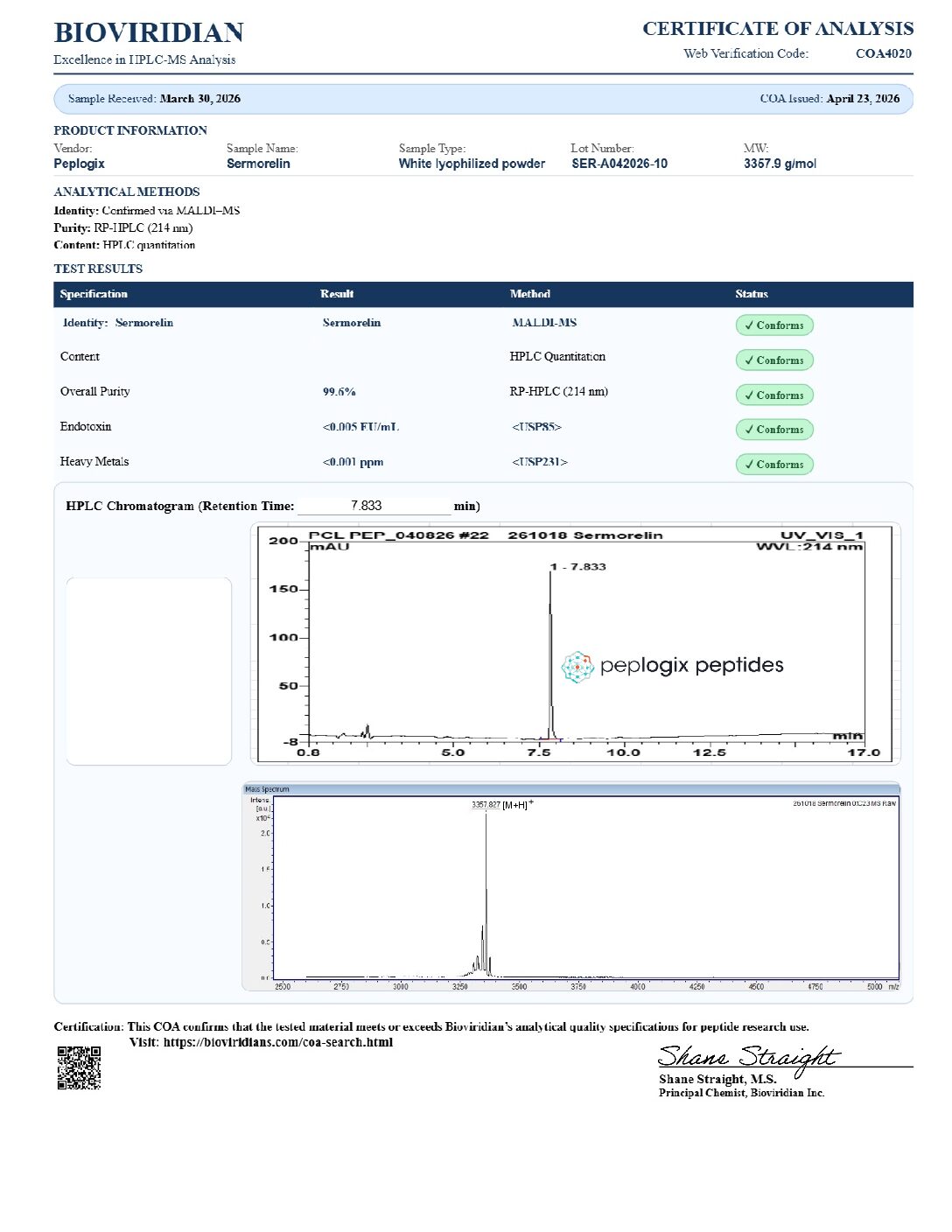 Sermorelin – 10mg