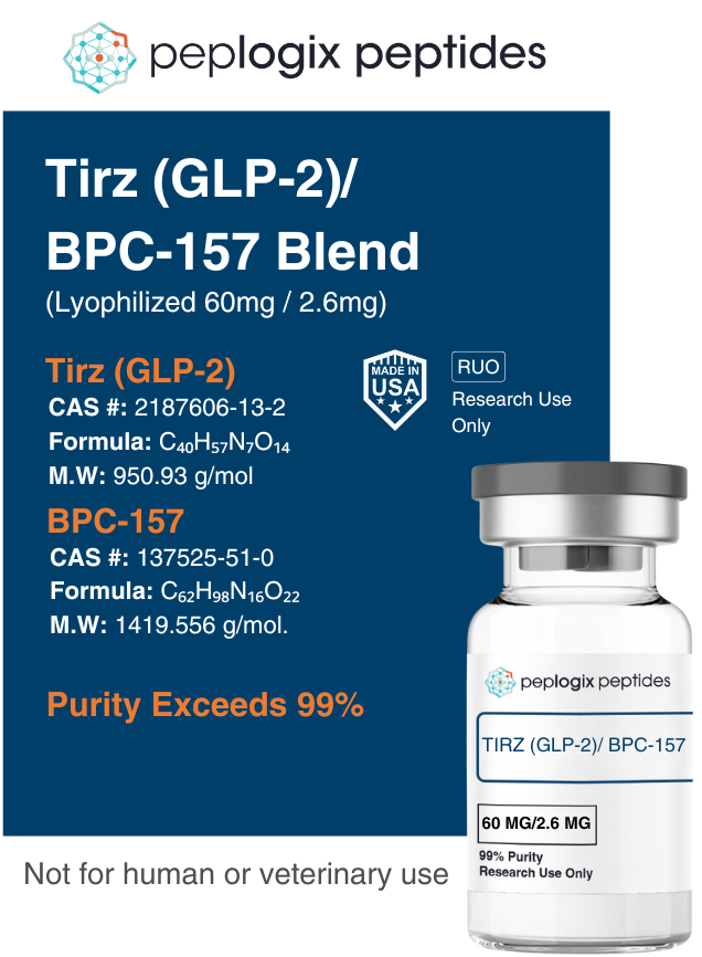 Tirz (GLP-2) / BPC-157 – 60mg / 2.6mg