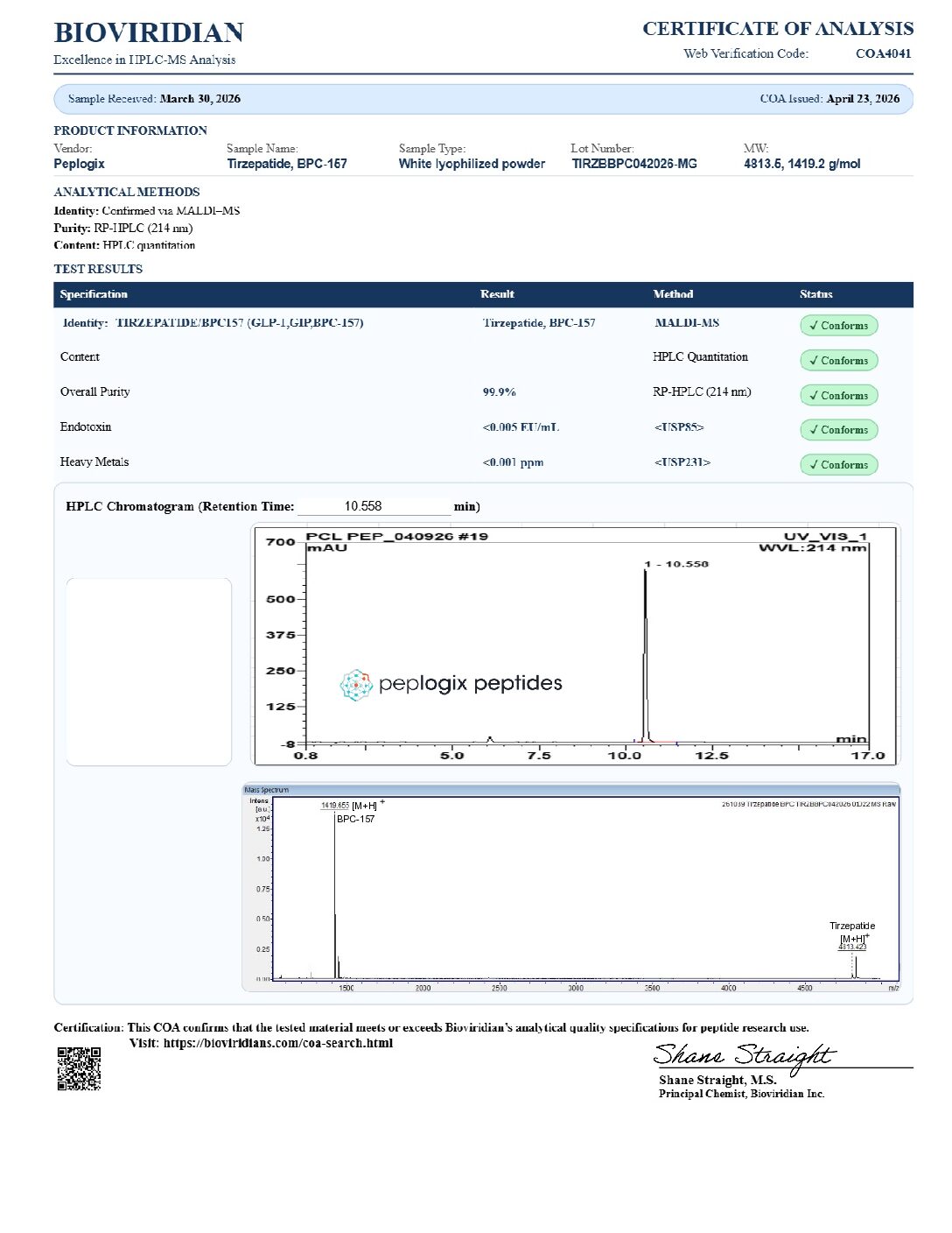 Tirz (GLP-2) / BPC-157 – 60mg / 2.6mg - Image 2